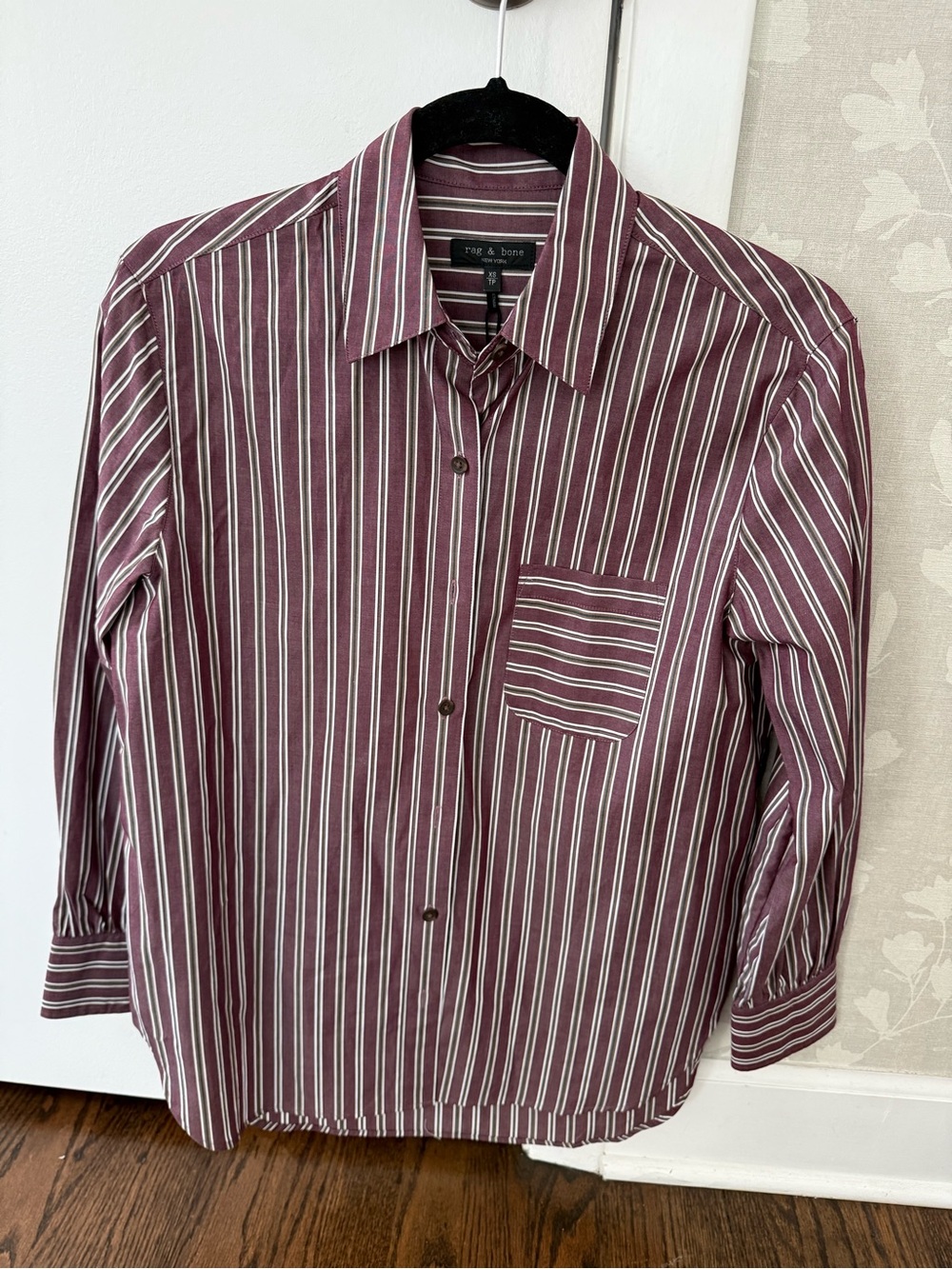 NWT Rag & Bone Max Oversize Stripe Shirt. XS.